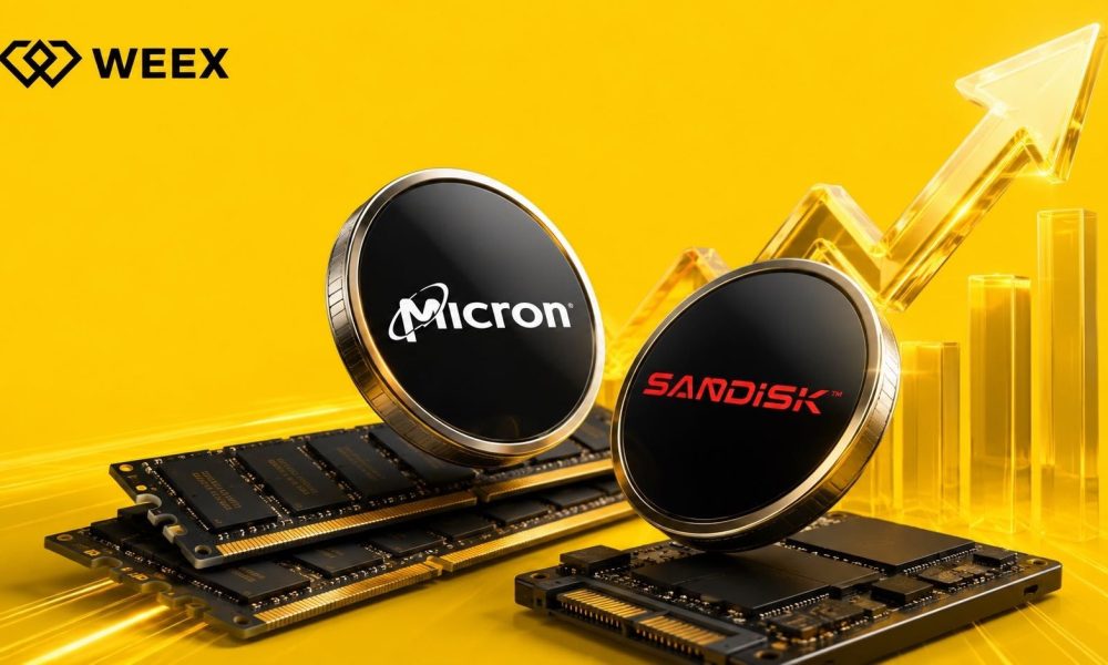 Memory Chip “Supercycle” Sends Micron and SanDisk Soaring in 2026. WEEX Opens the Trade to Everyone Through Tokenized Stocks