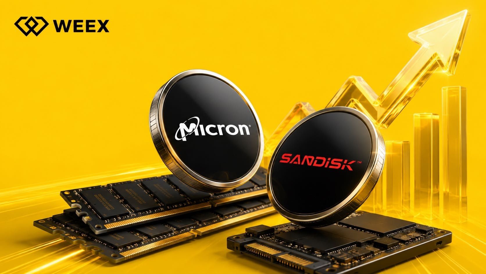 Memory Chip “Supercycle” Sends Micron and SanDisk Soaring in 2026. WEEX Opens the Trade to Everyone Through Tokenized Stocks