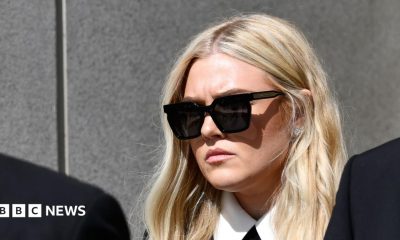 Erika Kirk leaves the Fourth District Courthouse, Monday, July 6, 2026, in Provo, Utah, after a hearing for Tyler Robinson, accused in the fatal shooting of Charlie Kirk