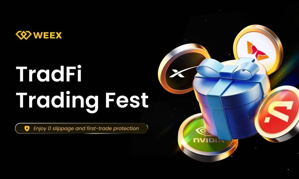 WEEX TradFi Trading Fest is Live: Trade Gold, Oil & Stocks with 0 Slippage and Win Free USDT