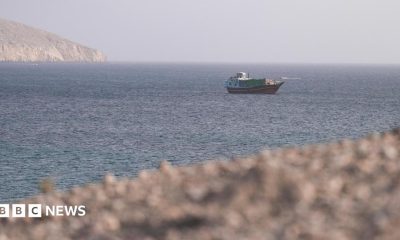 The Strait of Hormuz on Thursday