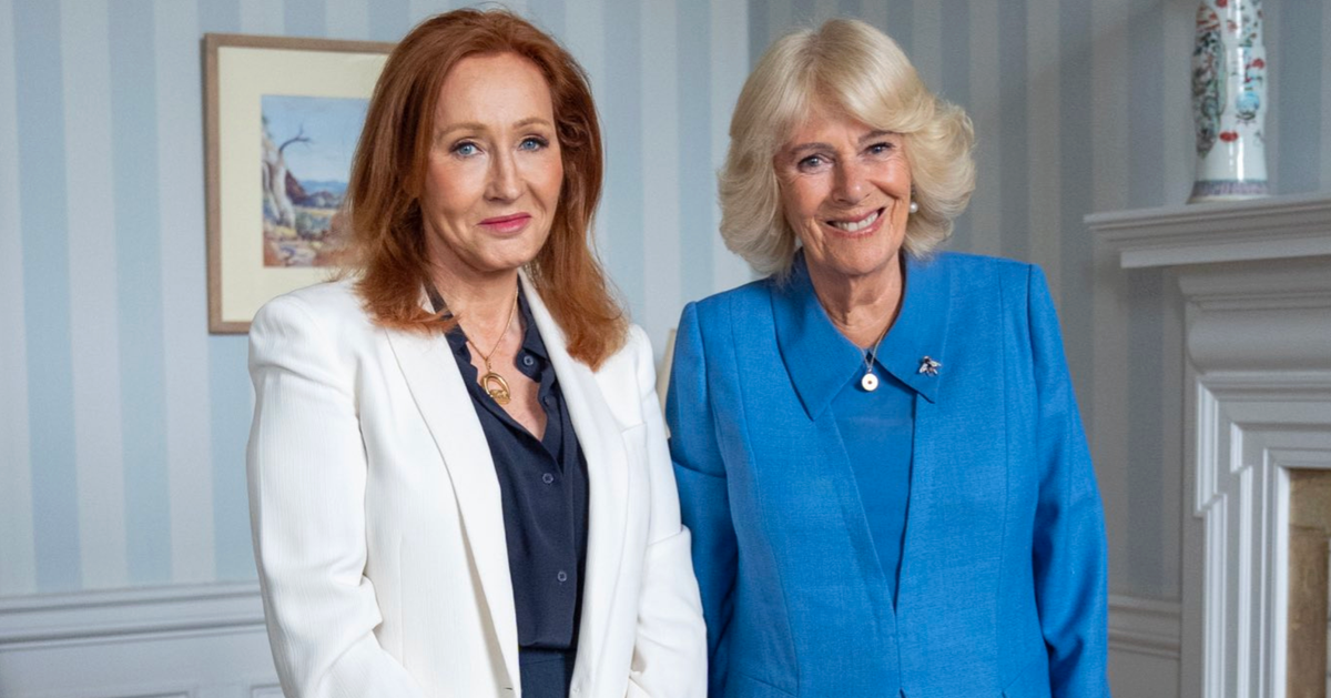 Queen Camilla Faces Backlash Over JK Rowling Photo