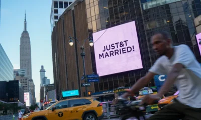 Madison Square Garden on Friday, after Taylor Swift and Travis Kelce's wedding there