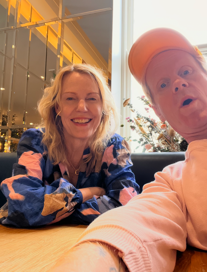 The author and her husband Garret "Jacknife" Lee