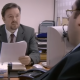 Ricky Gervais as David Brent in the original UK version of The Office