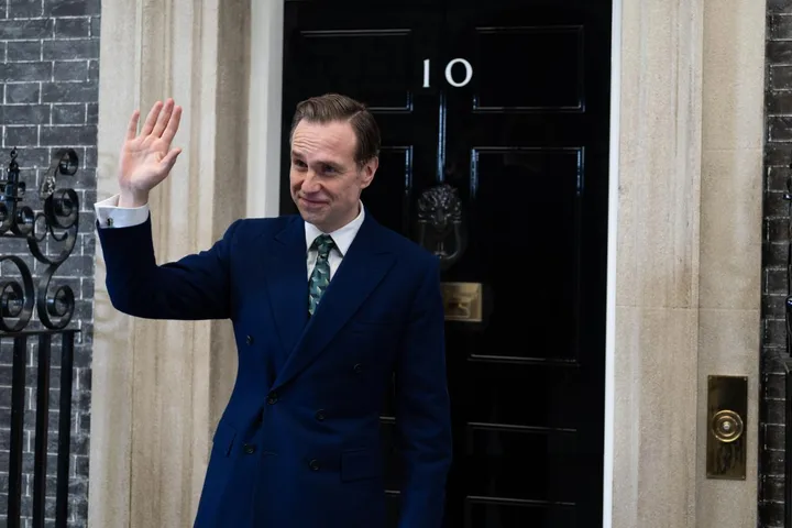Rafe Spall in Channel 4's new comedy Number 10