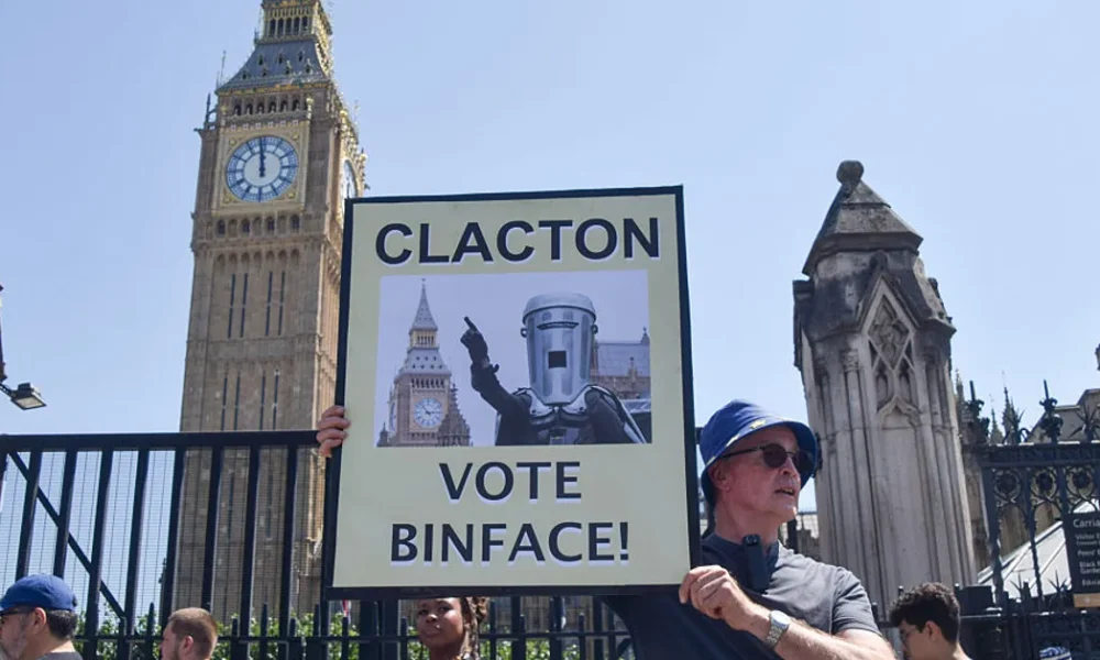 British Voters Support Count Binface Over Nigel Farage