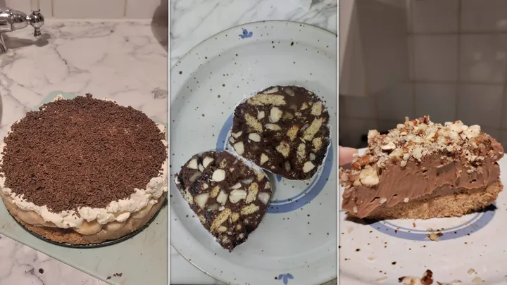 Bannoffee pie/rocky road/Nutella cheesecake