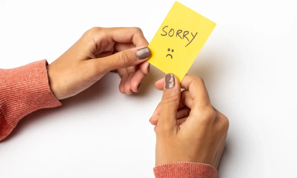 What Does It Mean If You Say 'Sorry' A Lot?