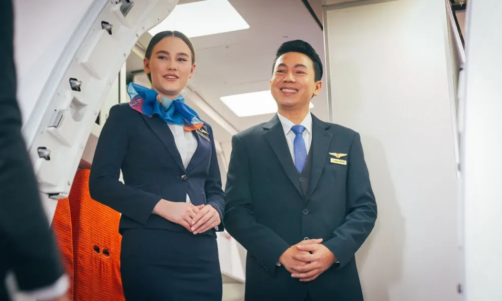 Why Flight Attendants Greet Passengers At The Door