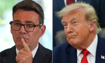 Andy Burnham and Donald Trump