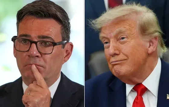 Andy Burnham and Donald Trump