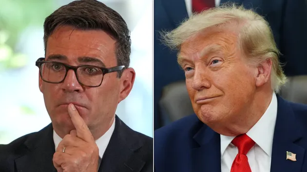 Andy Burnham and Donald Trump
