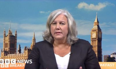 Heidi Alexander in the BBC Breakfast studio