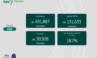 Irani Q2 2026 slides: EBITDA margin hits 30.5%, volume gains accelerate