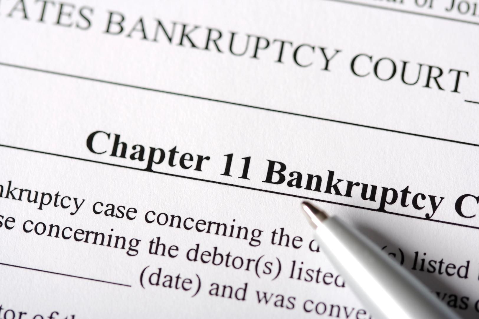 Storj files for Chapter 11, extending a week of crypto failures. Token slides 16%