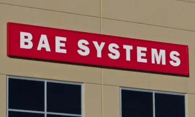 BAE Systems sign on building