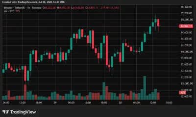 Bitcoin price chart.