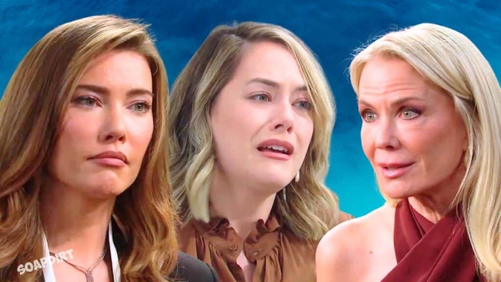 Bold and the Beautiful: Hope Logan (Annika Noelle) - Brooke Logan (Katherine Kelly Lang) - Steffy Forrester (Jacqueline MacInnes Wood)