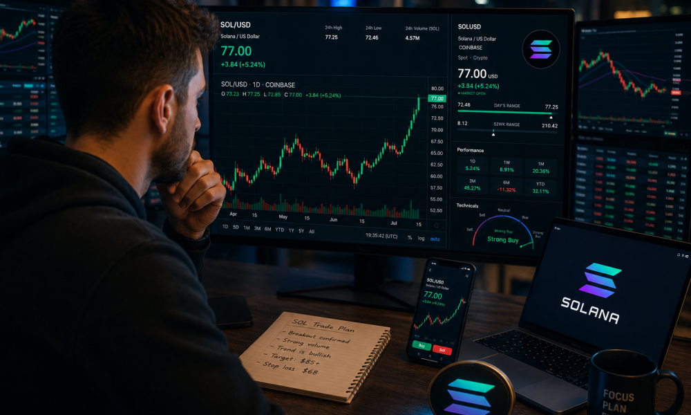 Solana reclaims the 50-day EMA as bulls target a breakout above $81.50