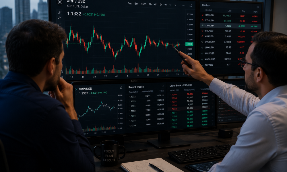 XRP faces resistance below the 50-Day EMA despite improving momentum