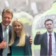 Richard Tice and Isabel Oakeshott of Reform UK and Owen Jones and also police officers