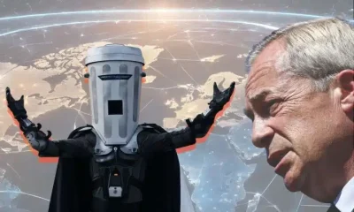 Count Binface and Nigel Farage of Reform UK