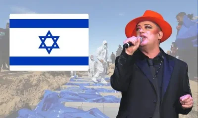 Boy George, the Israeli flag, and mass graves in Gaza