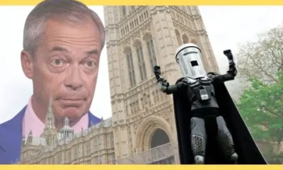 Nigel Farage and Count Binface