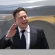 Elon Musk waving