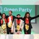 Zack Polanski, Mothin Ali, and Rachel Millward of the Green Party