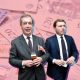 Nigel Farage and George Cottrell of Reform UK
