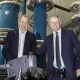 Defence Minister Luke Pollard and University of Manchester Vice-Chancellor Duncan Ivison, at launch of Defence Universities Alliance