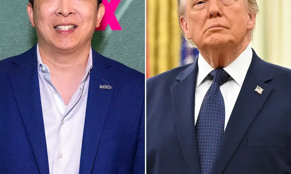 Feature What Andrew Yang Hopes Donald Trump Thinks of His Nations Dumbest Stint