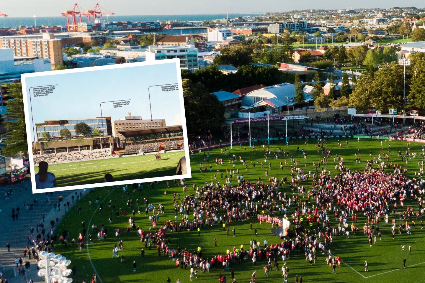 City explores options to redevelop Fremantle Oval