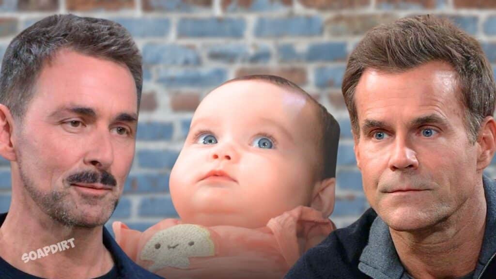 General Hospital: Drew Cain Quartermaine (Cameron Mathison) - Phoebe Wilson(Lucia & Luna Creighton) - Valentin Cassadine (James Patrick Stuart)