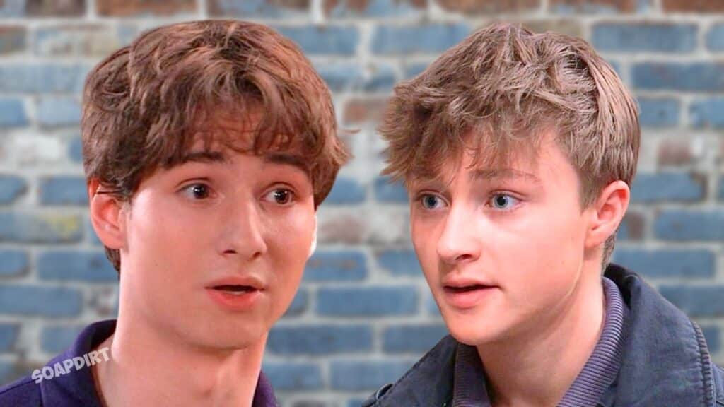 General Hospital: Danny Morgan (Asher Jared Antonyzyn) - Rocco Falconeri (Finn Carr)