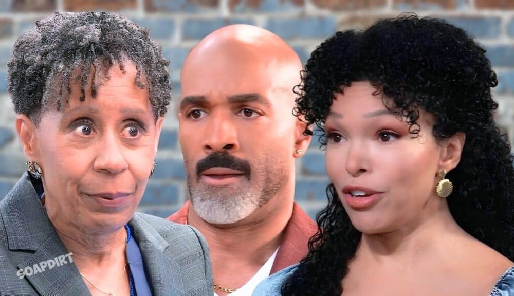 General Hospital: Portia Robinson (Brook Kerr) - Curtis Ashford (Donnell Turner) - Aunt Stella Henry (Vernee Watson)