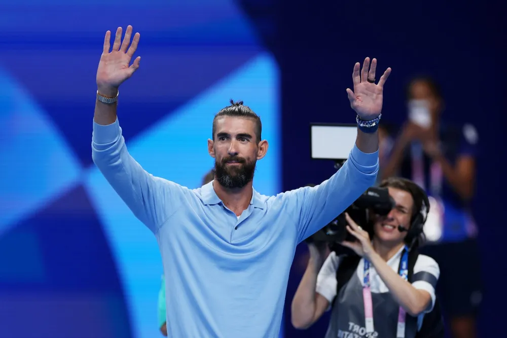 GettyImages-2164083741 Michael Phelps Admits A Very Small Percent of Olympians Can Make a Living Off Their Sport