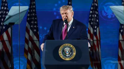 Trump Supports Controversial Braves Tomahawk Chop Trashes Mets at Rally
