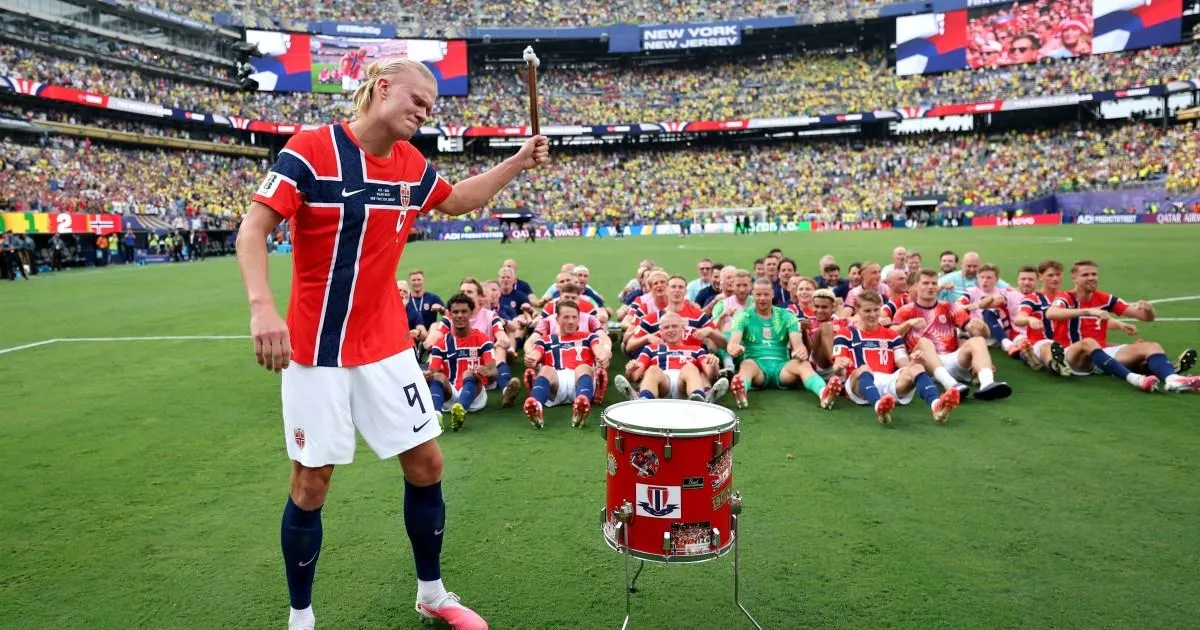The story behind Norway's Viking row celebration going viral at the World Cup | Football