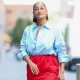 Tracee Ellis Ross seen at 'The View' in Hudson Square on July 23, 2026 in New York City.