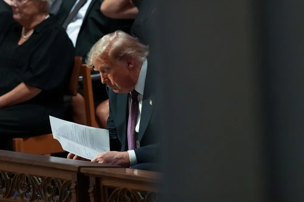 White House Denies Claims President Donald Trump Fell Asleep During Sen. Lindsey Graham Funeral