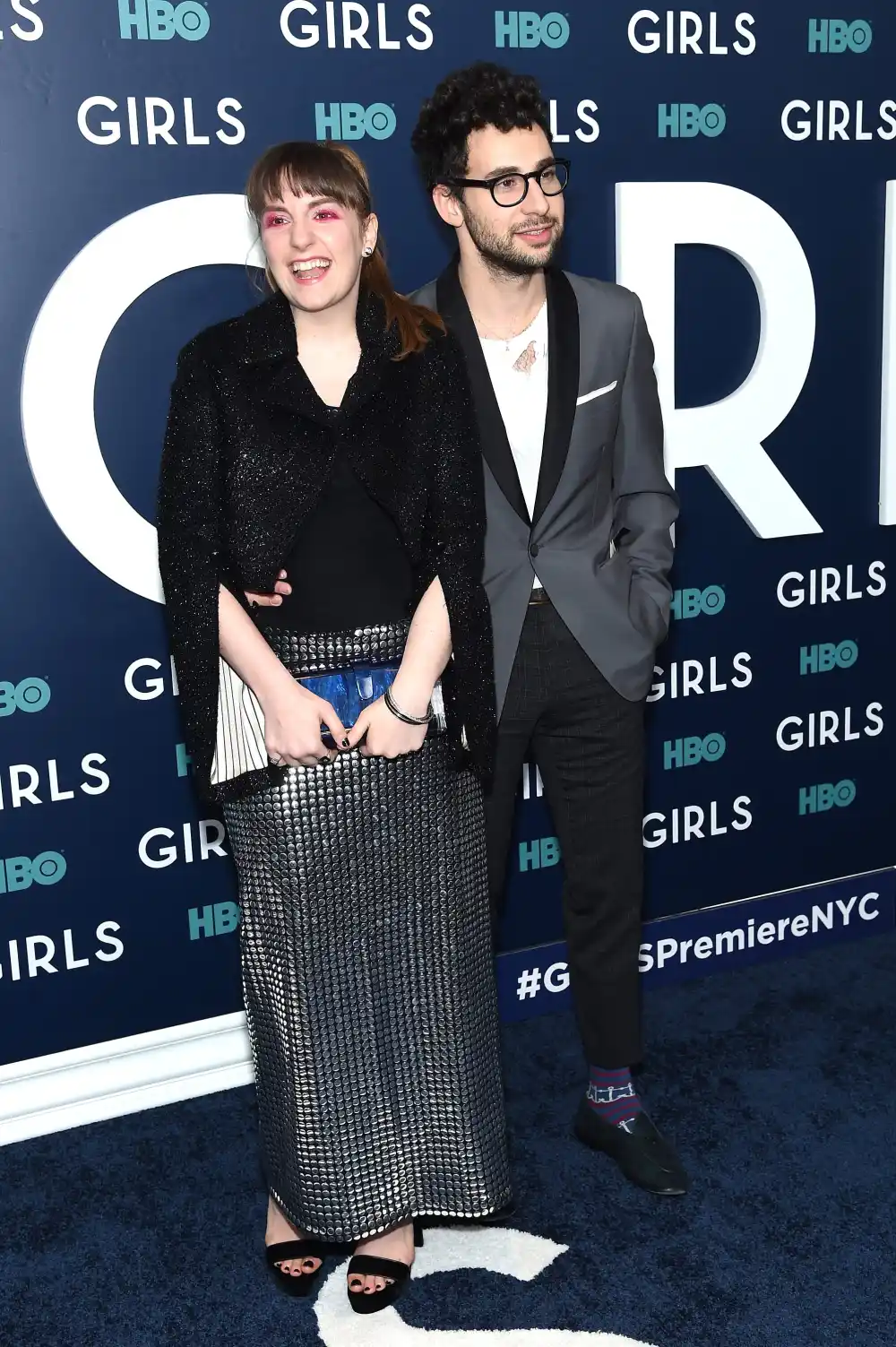GettyImages-633607398 Jack Antonoff Lena Dunham attend Taylor Swift and Travis Kelce rehearsal dinnerjpg