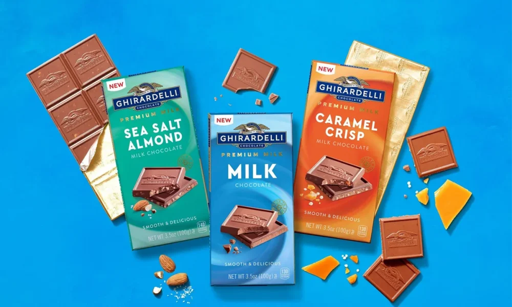 Ghirardelli unveils premium chocolate bars