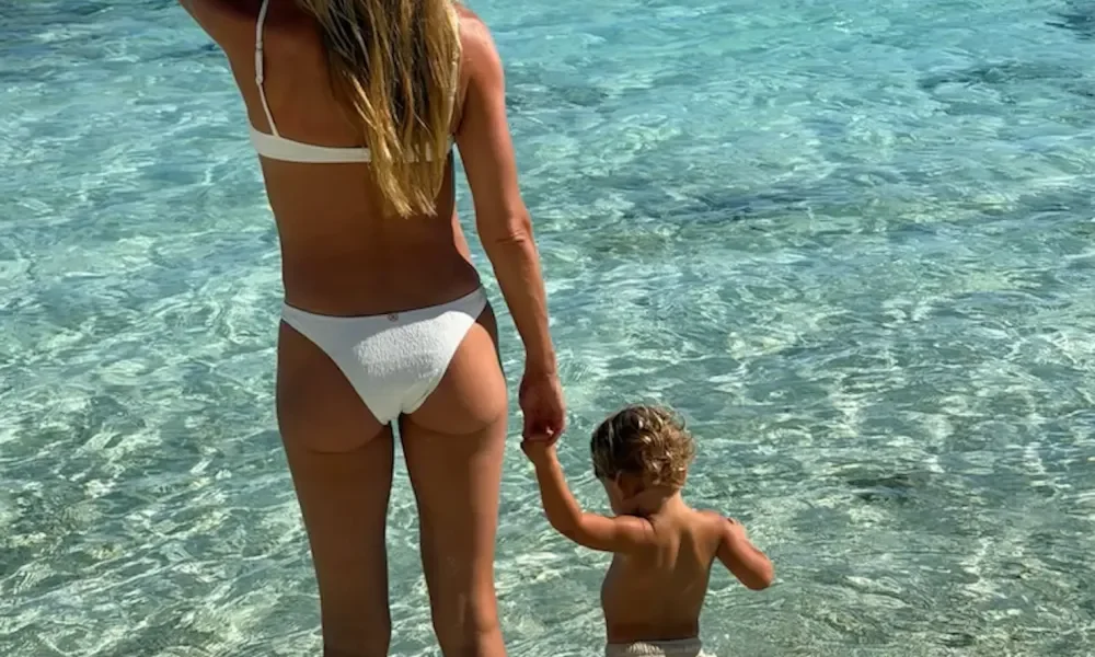 Gisele Bundchen Rocks All-White Bikini In New Beach Pic With Young Son With Husband Joaquim Valente