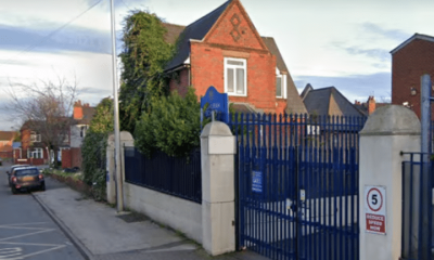 A view of outside the Hamd House School site in Birmingham in 2023