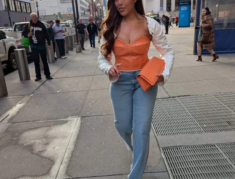 Jordyn Woods is seen arriving at Madison Square Garden