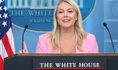 Karoline Leavitt Reveals Husband Is at Home With Their Kids in 1st Briefing Since Maternity Leave