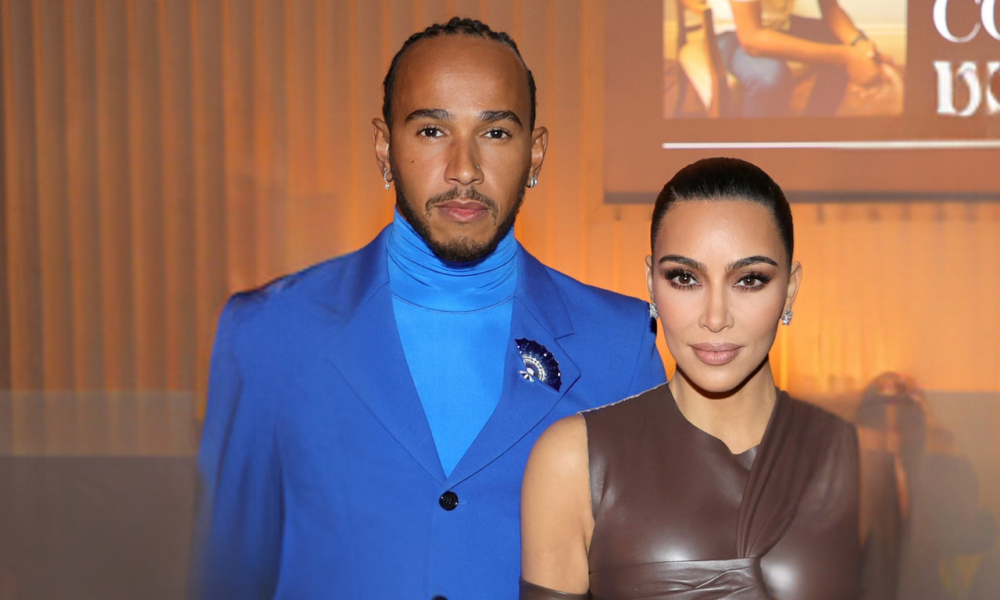 Kim Kardashian Photos Boyfriend Lewis Hamilton Lakeside Family Kids Photos 